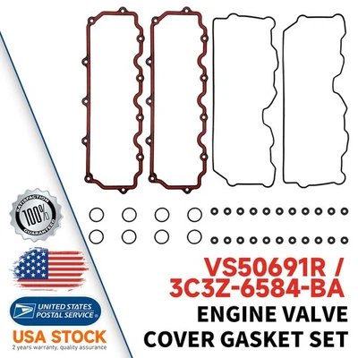 New 3C3Z6584AA Engine valve cover gasket set For FORD E-450 SUPER DUTY 2004-2010 - Image 1 of 4