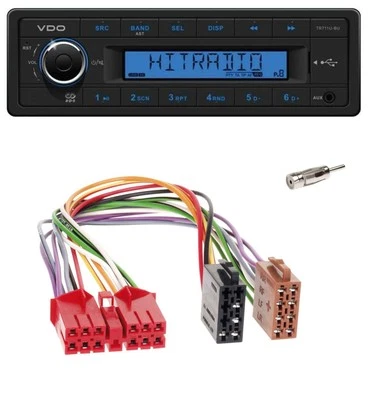 VDO AUX 1DIN MP3 USB Autoradio für Renault R5 R21 R19 Espace bis 1993 - Bild 1 von 4