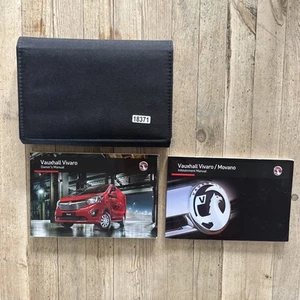 14-19 VAUXHALL VIVARO OWNERS HANDBOOK MANUAL PACK & WALLET 2015 Ref18371 - Picture 1 of 23