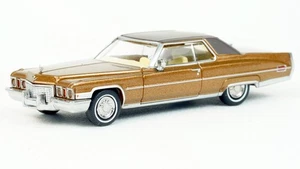 Brekina 1972 Cadillac Coupe DeVille Metallic Copper/Brown #BR18130 1/87 HO - Picture 1 of 6