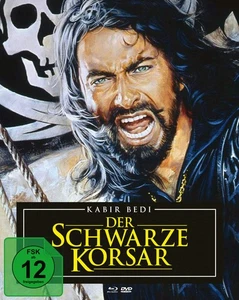 Der Schwarze Korsar-Mediabook (+ Blu-Ray) (Blu-ray) Bedi Kabir Andre Carole Mel - Picture 1 of 6