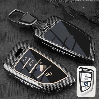 for BMW 2 3 4 5 6 7 M3 M5 530 X3 X5 X6 Protective Shell Key Fob Case Cover - Image 1 of 2