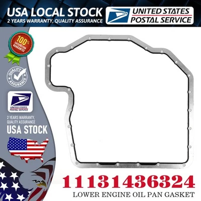 Junta inferior del cárter de aceite del motor 11131436324 OE nueva para BMW 740iL 1993-2001 Foto 1 de 4