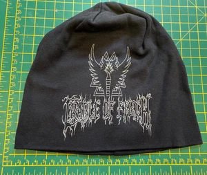 CRADLE OF FILTH VALKYRIE PRINTED LOGO LIGHTWEIGHT BEANIE HAT OFFICIALLY LICENSED - Imagen 1 de 8