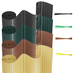PVC Sichtschutzmatte Sichtschutzzaun Balkon Gartensichtschutz Windschutz - Bild 1 von 13