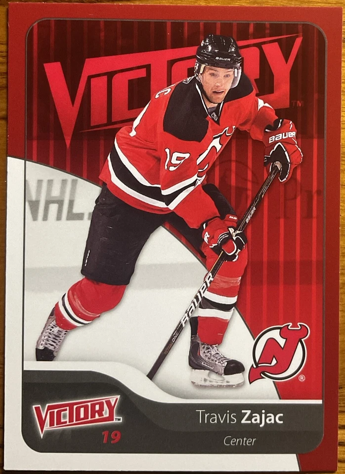 2011-12 Upper Deck Victory Red Travis Zajac #116 New Jersey Devils - Image 1 of 2