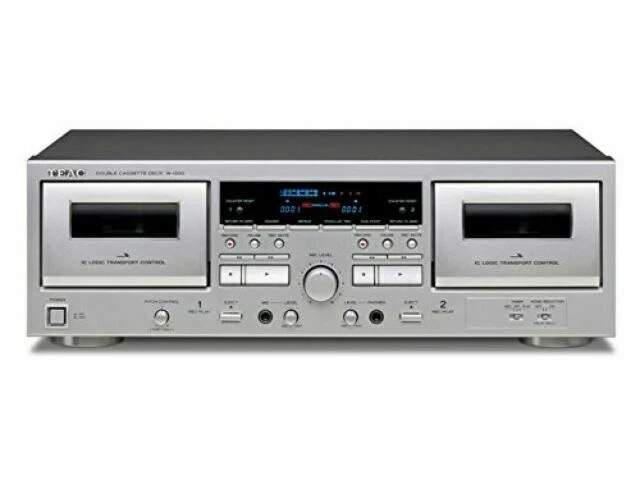 TEAC W-1200 Platine Cassette Double - Argentéе