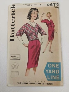 Butterick Pattern 9875 Falda chaqueta Junior 11 - Imagen 1 de 2