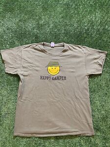 Vinatge Happer Camper Hippie 2001 T Shirt Mens Size L