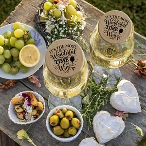 Auténtico vino alemán Wiendeckel™ cubierta de copa de vino cubierta posavasos estera bodega - Imagen 1 de 4