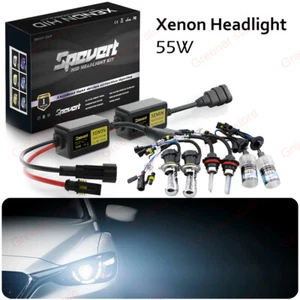 55W H1 H3 H4 H7 H8 H11 9005 9006 Car HID Canbus Xenon Headlight Lamp Ballast Kit - Picture 1 of 15