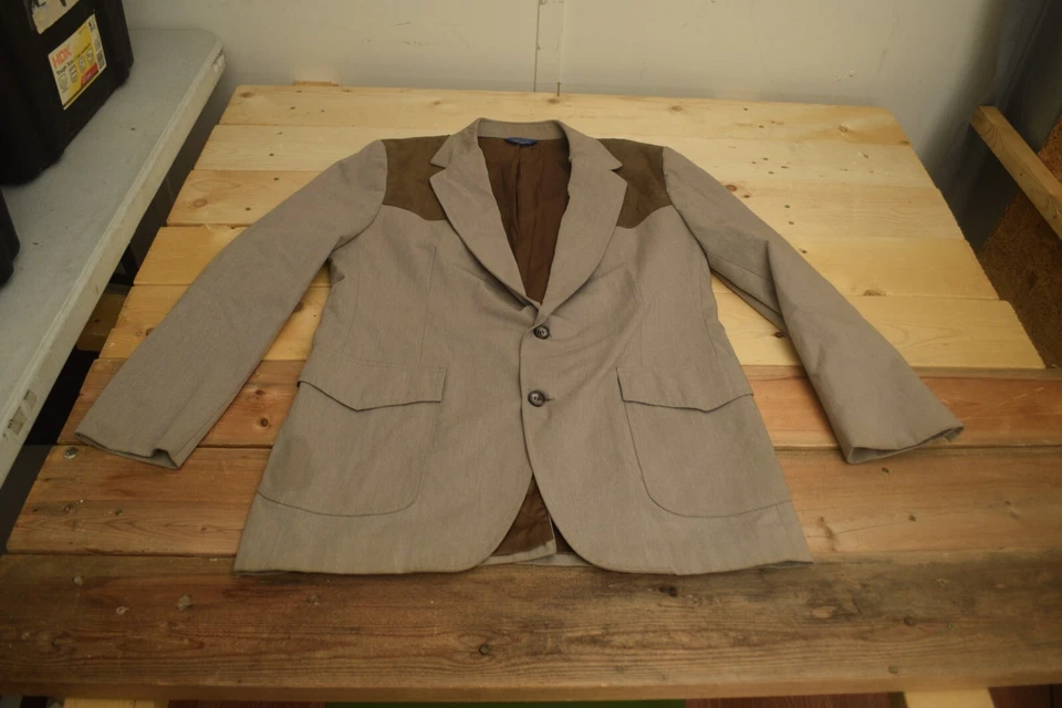 Chaqueta Blazer De Colección Años 70 Pluma West Pendleton Talla 42 L Tostada Pana Gamuza Codera Foto 1 de 4
