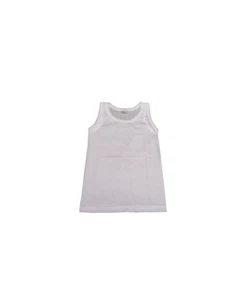 Fontana Calze & Intimo 4 Canottiere Bimbo Spalla Larga in Jersey di Puro Cotone, - Imagen 1 de 2