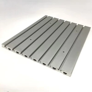 Isel PT50 Aluminum Extrusion Double-Sided T-Slot Fixture Plate 375mm W x 500mm L - Picture 1 of 5