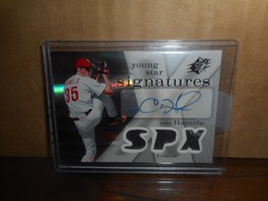 2007 Cole hamels upper deck young stars autograph card 16/25