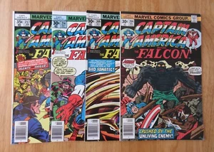 Lot of 4 Nicer CAPTAIN AMERICA! 204, 209, 214, 217 (FN/VF to VF) *3 Kirby Keys!* - Picture 1 of 6
