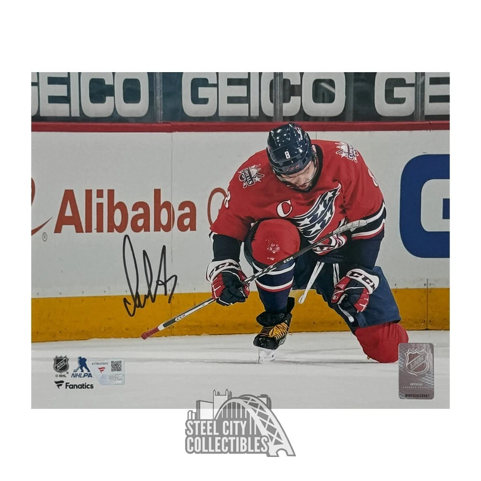 Alexander Ovechkin Autographed Washington 8x10 Hockey Photo - Fanatics Foto 1 de 1
