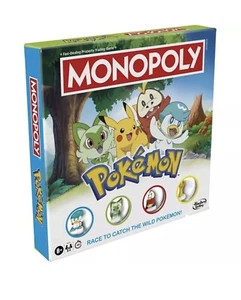 Factory Sealed Hasbro Monopoly Pokemon Board Game - Picture 1 of 2