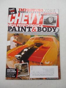 CHEVY HIGH PERFORMANCE MAGAZINE OCTOBER 2012 PAINT & BODY PANEL FILAMENT CUT BUF