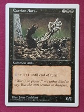 Magic The Gathering 5TH EDITION CARRION ANTS single black card MTG