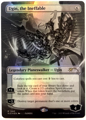 MTG Ugin, the Ineffable BORDERLESS FOIL Secret Lair Drop 1243 NM - Image 1 of 4