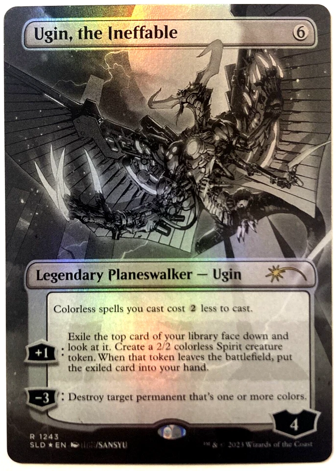MTG Ugin, the Ineffable BORDERLESS FOIL Secret Lair Drop 1243 NM - Image 1 of 4
