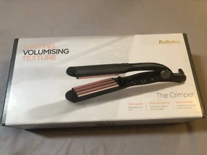 BaByliss The Crimper Hair Styler with Tourmaline-ceramic Plates Black - Picture 1 of 2