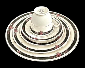 Noritake Etienne Porcelain 5-Piece Place Setting Ivory China 7260 Japan Excellen - Picture 1 of 15