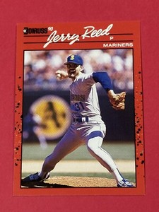 1990 Donruss Jerry Reed #614 Seattle Mariners (B)