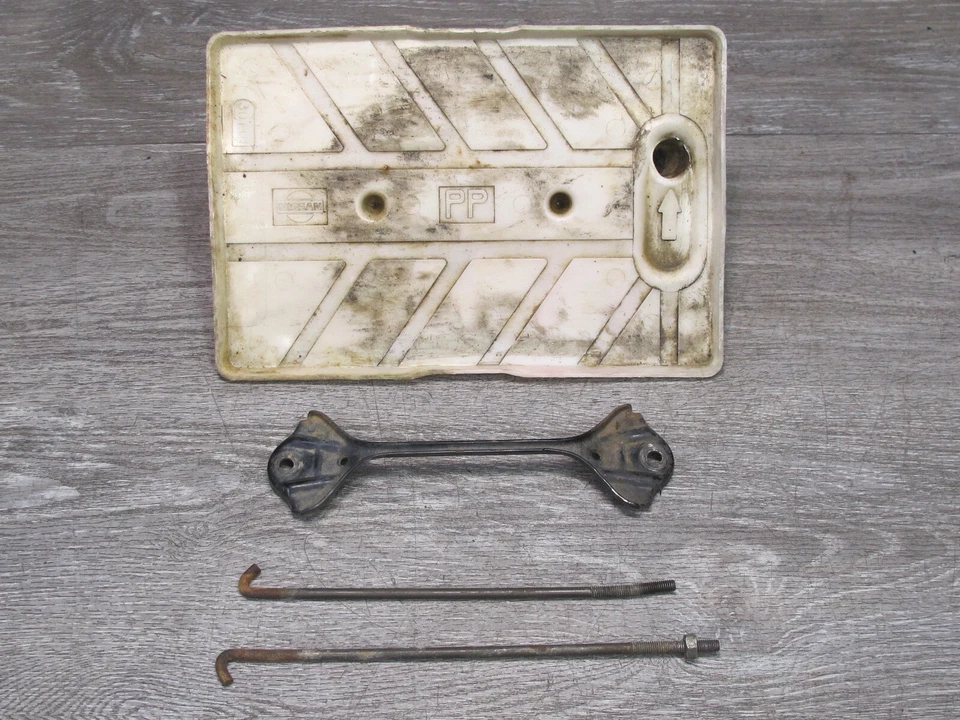 90-96 NISSAN Z32 300ZX BATTERY TRAY SUPPORT W MOUNTING HOLDERS OEM - Image 1 of 4