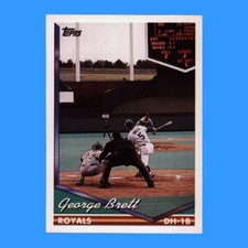1994 Topps Baseball #180 - George Brett [Base] Kansas City Royals NM-MT