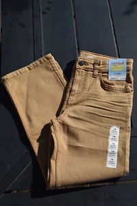 Cat & Jack Straight & Stretch Boy's Tan Jeans Size 10 Husky - Picture 1 of 8