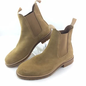 Shoe the Bear Copenhagen Chelsea Boots Herren Gr. 42 US 9 hellbraun Wildleder Stollensohlen - Bild 1 von 9