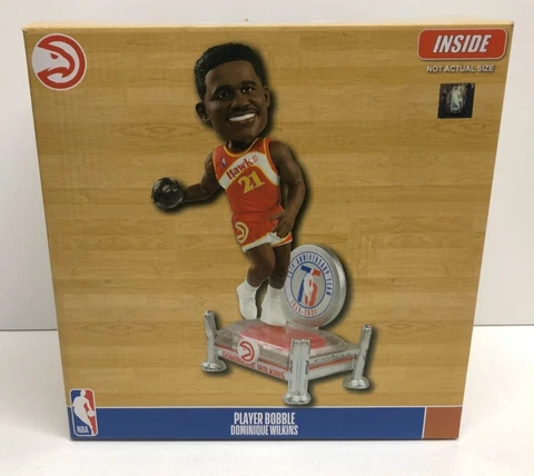Dominique Wilkins 75th Anniversary Atlanta Hawks Limited Edition Bobblehead NEW! Cover