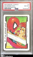 MARY JANE SPIDER-MAN PSA 8 POP 2 #9 1990 Marvel TODD MCFARLANE I’ve Missed You!