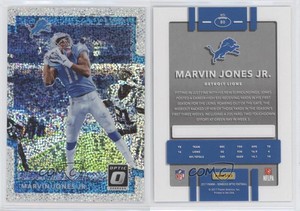 2017 Donruss Optic White Sparkle Prizm Marvin Jones Jr #80