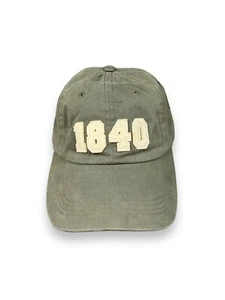 Southern Proper Mens Green 1840 Logo Strapback Baseball Cap Hat Vintage Style - Picture 1 of 8