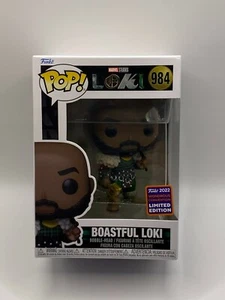 FUNKO POP! Boastful Loki Marvel 984 Wondercon Limited Edition - Picture 1 of 6