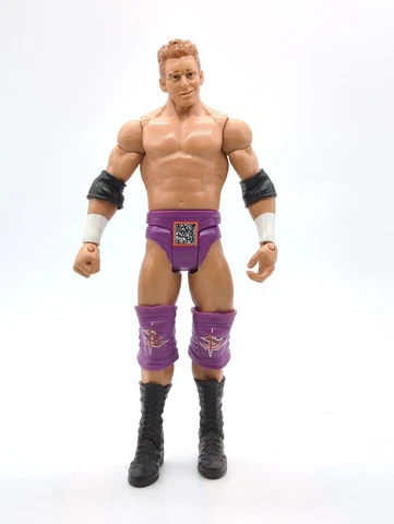 ZACK RYDER Purple Gear WWE Mattel Basic Battle Packs Series 18 Figure Toy Loose Cover