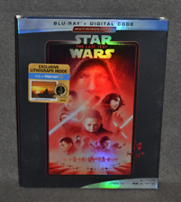 Star Wars Episode VIII The Last Jedi Blu-ray + Dig Code & Exclusive Lithograph