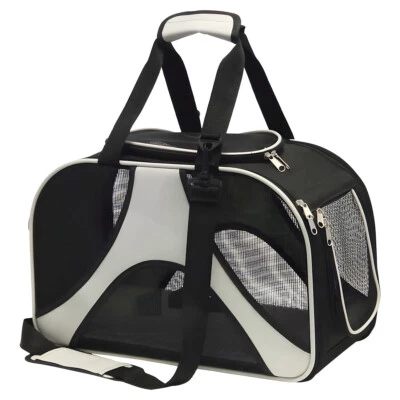 Nobby Tragetasche Swing cream/schwarz Hunde bis 8 kg 46x22x30 cm Transport - Bild 1 von 3