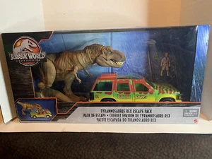 Jurassic Park Legacy TRex Tyrannosaurus Rex Escape Chase Pack Ford Explorer NIB - Picture 1 of 8