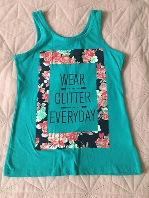 Autoestima. camisa para niña. Estilo tanque. Talla S Foto 1 de 4