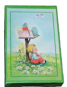 REPRODUZCA 14 TARJETAS DE FELICITACIÓN INSPIRADORAS DE AMISTAD NIÑOS Escrituras en caja de colección - Imagen 1 de 5