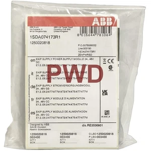 NUEVO EN CAJA ABB ZEAPWRSD Ekip Supply 24-48 VDC, E1.2-E6.2 / XT, 1SDA074173R1, NO CHINA - Imagen 1 de 4