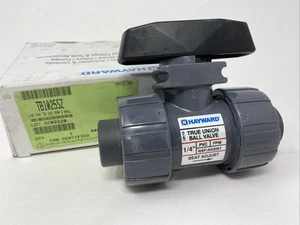 Hayward TBH1025SZ 1/4" PVC Ball Valve True Union FPM Seals Socket Ends - Picture 1 of 5