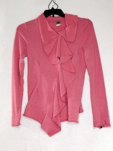 Camisa Top Mujer We The Free Manga Larga Talla Mediana Rosa Sólido Cuello - Imagen 1 de 5