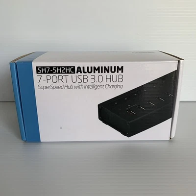 Xcellon Hub USB 3.0 alimentato a 7 porte (2 porte doppie come di ricarica) fino a 5 Gbps TR - Immagine 1 di 4