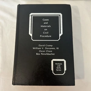 Cases and Materials on Civil Procedure - Matthew Bender- 1990 Reprint - Picture 1 of 8