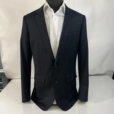 Bonobos Blazer Mens 42L Charcoal Slim Fit Wool Stretch Two Button Sport Coat - Image 1 of 4